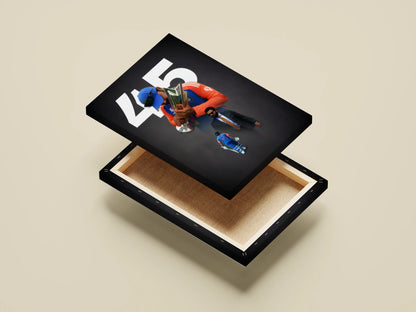 Rohit Sharma 45 Poster – Champion's Victory Cricket Wall Art